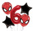 Spiderman Balloon Bouquet 6th Birthday 5 pcs - Party Supplies