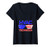 Womens HVAC Technician Inspire Funny HVAC Tech V-Neck T-Shirt