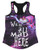 Disney Alice In Wonderland Cheshire Cat Were All Mad Here Juniors Tank Top LG