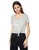 Volcom Juniors Easy Babe Rad 2 Fitted Short Sleeve Tee Heather Grey Large