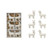 Creative Co-op Stoneware Figurines Boxed Set of 6 Llamas White