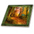 3D Rose Colorful Forest Ceramic Tile Multicolor