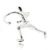 Sovats Ear Cuff Climber Earring For Women 925 Sterling Silver Rhodium Plated - High Polished 925 Sterling Silver Ear Cuff Non-Piercing Clip on Cartilage Tragus Earrings