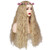 ColorGround Long Wavy Fluffy Blonde Cosplay Wig with Flower Crown Blonde Long