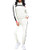 Fantasy Closet Womens 2 Pieces Outfits Long Sleeve Top and Long Pants Sweatsuits Set Tracksuits B-white XX-Large