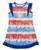 DC Comics Girls Big Wonder Woman Logo Short Sleeve Pajama Dress BLURED 1012