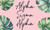 Alpha Sigma Alpha - Sorority Letter Flag Tropical Design