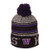 Washington Huskies Orbit Cuff Beanie Hat with POM POM - NCAA Black Cuffed Winter Knit Toque Cap