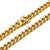 Cuban Link Chain Necklace for Mens 18K Gold Plated Stainless Steel Hip Hop Curb Link Chain Necklace10MM 24