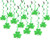 Tuoyi St Patrick's Day Decorations,Lucky Irish Shamrock Banner St.Patrick's Day Decor Irish Party Supplies (C)