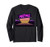 Retro 80s Digital Vaporwave  Synthwave Outrun Sunset Grid Long Sleeve T-Shirt