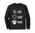 Veterinarian Print Vet Tech Gift Live Love Heal Long Sleeve T-Shirt