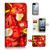 ( For iPhone 5 5S / iPhone SE ) Flip Wallet Case Cover and Screen Protector Bundle A4265 Flash Super Hero