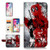 ( For iPhone X ) Flip Case Wallet Cover with Screen Protector - US B30022 - Deadpool Super Hero Ninja B30022