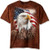 The Mountain Independence Eagle Adult T-Shirt Brown 3XL