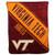 NCAA Collegiate Section Super Soft Plush Throw Blanket Virginia Tech Hokies