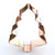 4" Christmas Tree Cookie Cutter- Copper