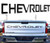 Tailgate Inserts Letters Compatible for Chevrolet Silverado 3D Raised   Strong Adhesive Decals Letters Tailgate Emblems Inserts Letters Matte Black