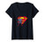 Womens Superman Superman   Logo V-Neck T-Shirt