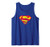 Superman Classic Logo Distressed Tank Top