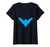 Womens Batman Nightwing Symbol V-Neck T-Shirt