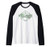 D20 Chaotic Neutral RPG Gamer Calligraphy Raglan Baseball Tee