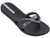 Ipanema Kirei Womens Flip Flops BlackSilver 7 US