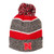 NCAA Zephyr Nebraska Cornhuskers Mens Jackson Knit Beanie OSFM Team ColorCharcoal Heather