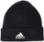 adidas Mens Team Issue Fold Beanie BlackWhite ONE SIZE