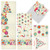 M5017sl Happy Holidays: 10 Assorted Christmas Note Cards Featuring Modern Takes On Traditional Seasonal Symbols, w/White Envelopes.