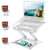Adjustable Laptop Stand Ergonomic Portable Computer Stand Multi-Angle Laptop Holder with Heat-Vent to Elevate Laptop Aluminum Notebook Riser Stand Compatible with MacBook ProAir All Laptops