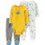 Carters 3-Piece Dinosaur Bodysuit   Footed Pant Set 9 Months