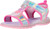 Carters Girls Nile Light-up Sandals Silver 9 Toddler