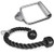 A2ZCARE Combo LAT Pulldown Attachment with Multi-Option V-Handle Tricep Rope Execrise Handle D-Handle V-Shape Bar Rotating Straight Bar