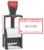 Heavy Duty Date Stamp with Revised Self Inking Stamp - RED Ink