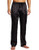 Intimo Mens Classic Satin Pajama Sleep Pants Black Medium