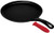 Cast Iron Round Griddle- 10_5 Crepe Pan - Pre-Seasoned Skillet with Silicone Handle Grip- Grill Oven Stove Top and Induction Safe
