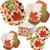 Fall Leaves Thanksgiving Party Supplies Bundle with Oval Plates Napkins   Table Cover for 16 Guests