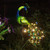 Solar Garden Lights Metal Peacock Garden Decor Waterproof Peacock Solar Stake for Outdoor Patio Yard Decorations