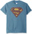 DC Comics Mens Superman Short Sleeve T-Shirt Slate X-Large