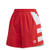 adidas Originals Womens Large Logo Shorts Lush RedWhite XS adidas Originals Womens Large Logo Shorts Lush RedWhite XS