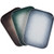 AQUIVER 10 Ceramic Platters - Porcelain Water Wave Relief Texture - Party Porcelain Rectangle Serving Plates - for Appetizer Plates Party Sushi Entertaining Guests Set of 3 - Assorted Colors