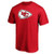 NFL Youth 8-20 Team Color Performance Polyester Primary Logo T-Shirt Kansas City Chiefs Red 10-12