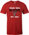 NCAA Texas Tech Raiders Est Stack Jersey Short Sleeve T-Shirt RedLarge