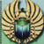 3dRose db-108169-1 Egyptian Scarab in Beautiful Colors Drawing Book 8 by 8-Inch
