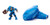 Mega Bloks Halo Drop Pod Metallic Blue Elite Toy Figure