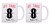 80 Birthday Gifts Just Turned 8 Decades Old 80th B-day Mug Set 2 Pack Coffee Mugs Tea Cups Multi
