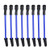 JDMON Compatible with High Performance Spark Plug Ignition Wire Set Chevy GM LSx LS1 LS2 LS3 LS6 LS7 Blue 10mm