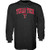 Elite Fan Shop Texas Tech Red Raiders Long Sleeve Tshirt Varsity Charcoal Arch Over - Large