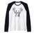 Deer Gear for Hunters - Whitetail Buck Raglan Baseball Tee